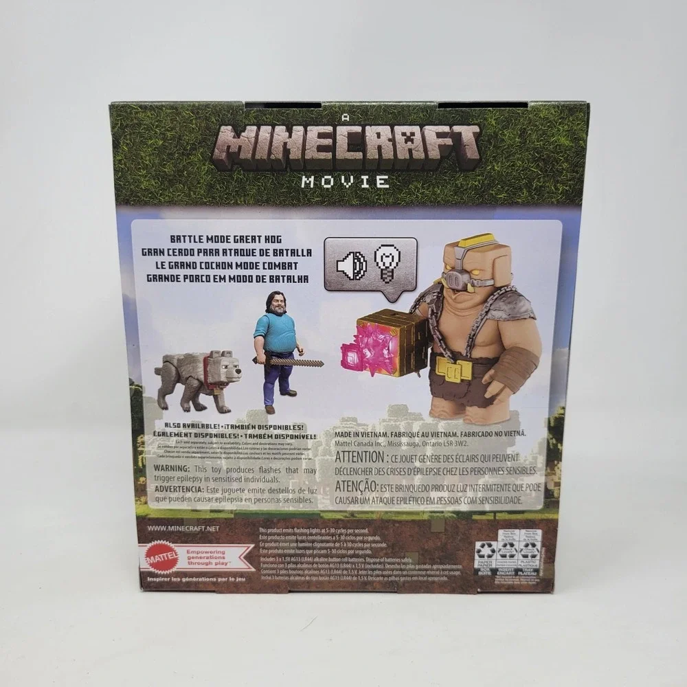 A Minecraft Movie Battle Mode‎ Great Hog Figure Mattel